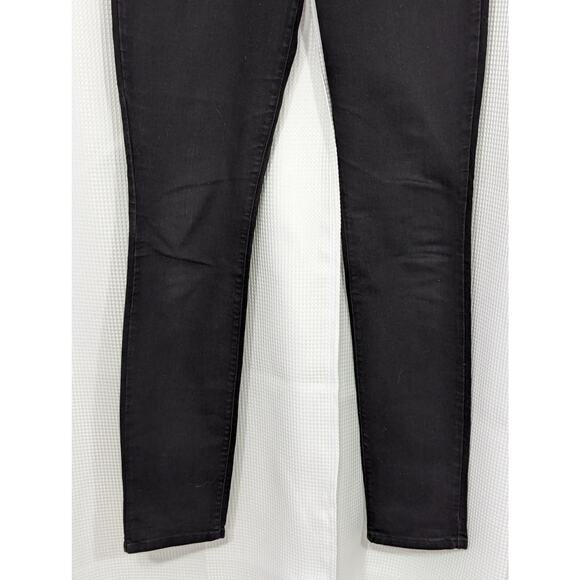 OLD NAVY! BLACK STRETCH "DIVA" LUXE SKINNY JEANS, PANTS, SLACKS! SHARP! SZ 2 - Picture 4 of 10